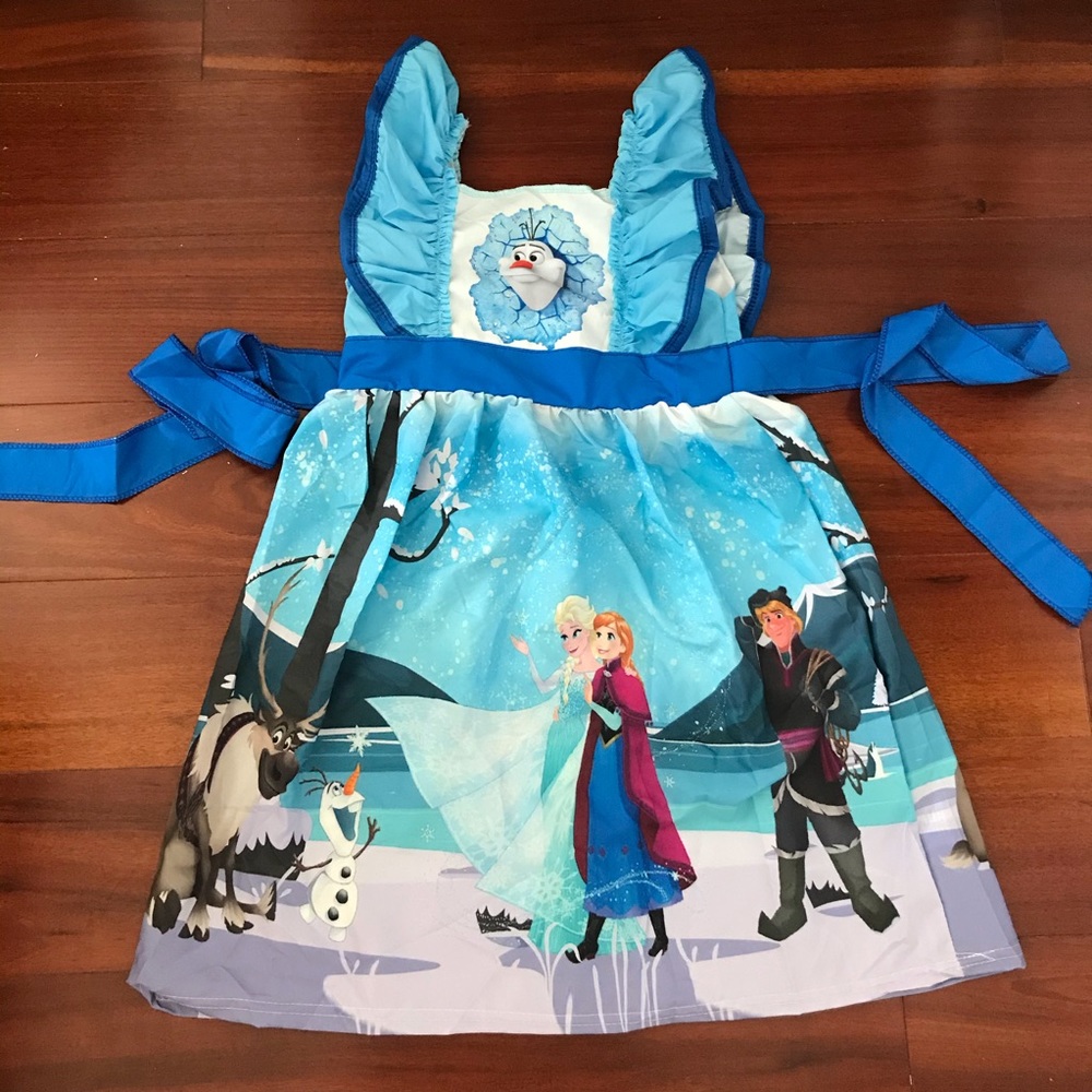 Frozen Elsa Anna Cute Dress - Picture 3 of 7